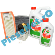 Pachet Revizie Ulei si Filtre DUSTER 2 1.3TCe, DOKKER 1.3TCe, Filtre Originale Renault Si Ulei CASTROL 5w30 RN17 C.A.
