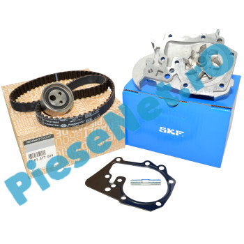 Kit Distributie Si Pompa Apa 1.4MPI-1.6MPI, LOGAN 1, CLIO 1-2, Renault 7701477024 + SKF VKPC 86415