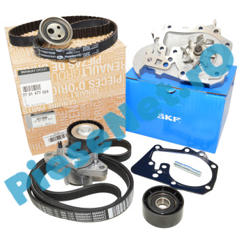 Kit Distributie, Pompa Apa Si Kit Accesorii 1.4MPI-1.6MPI, LOGAN 1, CLIO 1-2, Renault Si SKF, 7701477024 + SKF VKPC 86415 + 7701477517 Kit Distributie, Pompa Apa Si Kit Accesorii 1.4MPI-1.6MPI, LOGAN 1, CLIO 1-2, Renault Si SKF, 7701477024 + SKF VKPC 86415 + 7701477517
