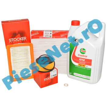 KIT Revizie LOGAN 3, SANDERO 3, JOGGER, 1.0TCe, CASTROL RN17 Si Filtre After-Market STOCKER