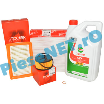 KIT Revizie LOGAN 3, SANDERO 3, JOGGER, 1.0TCe, CASTROL RN17 Si Filtre After-Market STOCKER