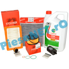 KIT Revizie LOGAN 3, SANDERO 3, JOGGER, 1.0TCe ECO-G, CASTROL RN17 Si Filtre After-Market STOCKER, C.A.