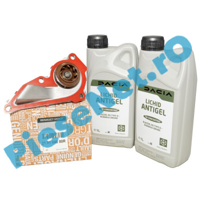 Pachet Revizie Pompa Apa 1.0TCe-1.3TCe, Logan 3/2, Sandero 3/2, Duster 2/3, Renault 210104880R + 7711949706