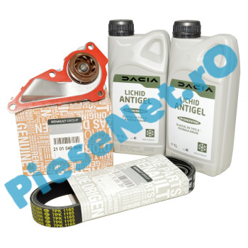 Pachet Revizie Pompa Apa 1.0TCe-1.3TCe, LOGAN 3, SANDERO 3, LOGAN 2, DUSTER 2, Complet, Renault 210104880R + 7711949706 + 117209538R