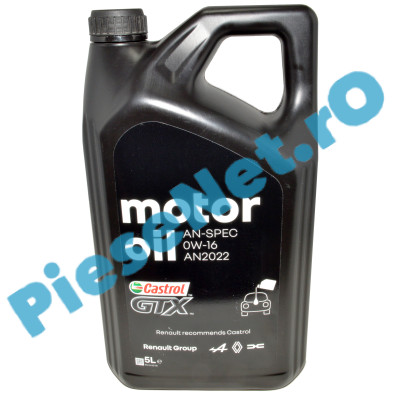 Ulei Motor 0w16 Renault AN2022, Mild Hybrid Si Full Hybrid, Original Renault 7711382295