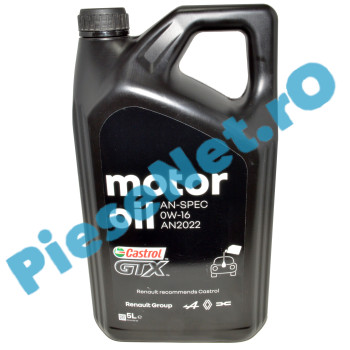 Ulei Motor 0w16 Renault AN2022, Mild Hybrid Si Full Hybrid, Original Renault 7711382295 Ulei Motor 0w16 Renault AN2022, Mild Hybrid Si Full Hybrid, Original Renault 7711382295