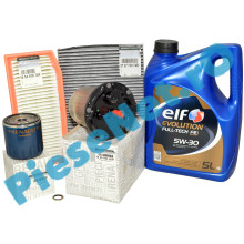 Pachet Revizie DOKKER, LODGY, 1.5dCi EURO 6-5, Filtre Renault si Ulei ELF DPF (Fara ADBLUE) Carbon Activ