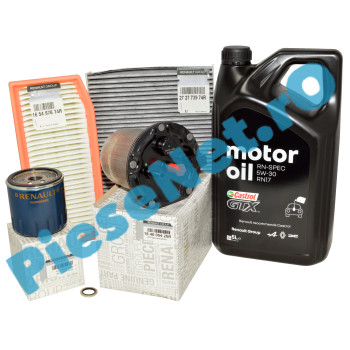 Pachet Revizie DOKKER, LODGY, 1.5dCi EURO 6-5, Original Renault (Fara ADBLUE) Carbon Activ