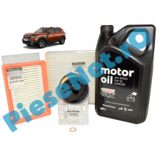 Pachet Revizie DUSTER 3 1.2TCe Mild Si Full Hybrid, Ulei 0w16 Renault AN2022 Si Filtre Renault