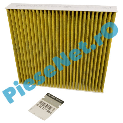 Filtru Habitaclu DUSTER 3 Cu Polifenol Si Carbon Activ Cu Efect AntiBacterial Si AntiAlergic, Original Renault 272777764R
