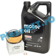 Pachet "PRIMA REVIZIE" DUSTER 3, LOGAN 3, SANDERO 3, JOGGER 1.0TCe sau 1.0TCe ECO-G, Ulei Renault RN17 Si Filtru Ulei Renault