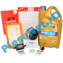 KIT Revizie LOGAN 3, SANDERO 3, JOGGER, 1.0TCe ECO-G, RAVENOL 5w30 RN17 Si Filtre RENAULT Si STOCKER