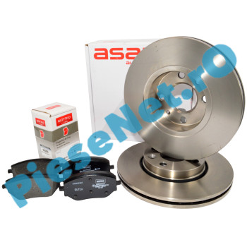 Pachet Placute si Discuri Frana LOGAN 3, SANDERO 3, JOGGER, DACIA MOTRIO 8550502470 + ASAM 55751