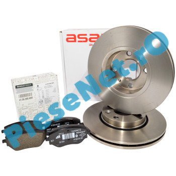 Pachet Placute si Discuri Frana LOGAN 3, SANDERO 3, JOGGER, RENAULT 410608885R + ASAM 55751