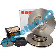 Pachet Placute si Discuri Frana LOGAN 3, SANDERO 3, JOGGER, Première Classe FPF.580 + ASAM 55751