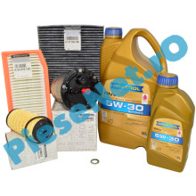 Pachet Revizie 1.5dCi Cu AdBlue®, DUSTER 2, LOGAN 2, DOKKER, Ulei RAVENOL RN17 5w30 si Fitre Renault 1111114-005-01-999 Carbon Activ