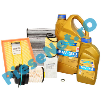 Pachet Revizie MEGANE 4, TALISMAN, SCENIC 4, 1.5dCi Cu AdBlue®, Ravenol RN17 Si Filtre Originale Renault
