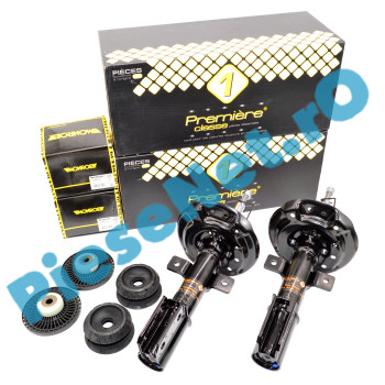 Kit Amortizoare Fata, Flanse Si Rulmenti LOGAN 3, SANDERO 3, Premier SA.399 + Monroe MK535