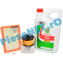 Pachet Schimb Ulei LOGAN 3, SANDERO 3, JOGGER, Motor 1.0TCe, Cu Sau Fara GPL. CASTROL RN17
