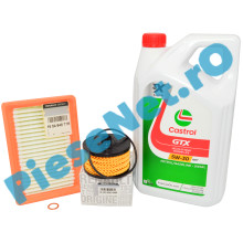 Pachet Schimb Ulei LOGAN 3, SANDERO 3, JOGGER, Motor 1.0TCe, Cu Sau Fara GPL. CASTROL RN17