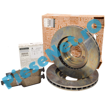 Placute Si Discuri Frana LOGAN 2, SANDERO 2, 0.9TCe, 1.5dCi, Originale Renault 410602581R+402063149R