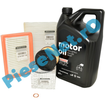 Pachet Revizie Ulei si Filtre LOGAN 3, SANDERO 3, JOGGER, Motor 1.0TCe, Fara GPL Original Renault Pachet Revizie Ulei si Filtre LOGAN 3, SANDERO 3, JOGGER, Motor 1.0TCe, Fara GPL Original Renault