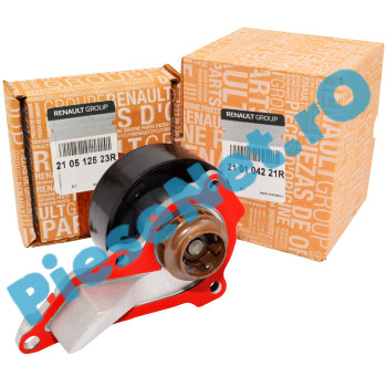 Pompa Apa Cu Fulie DUSTER 3, DUSTER 2, LOGAN 3, SANDERO 3, 1.0TCe (model 2024 ramforsat), Originala Renault 210104221R + 210512523R