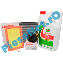 Pachet Revizie Logan 3, Sandero 3, Jogger, Motor 1.0 TCe cu Filtre ASAM și Ulei Castrol GTX 5W30 RN17
