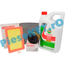 Pachet Revizie Logan 3, Sandero 3, Jogger, Motor 1.0 TCe cu Filtre ASAM și Ulei Castrol GTX 5W30 RN17