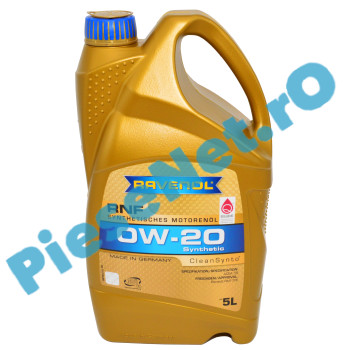 Ulei RAVENOL RNF 0W20 RN17FE, Ulei Motor Ultimă Generație (2024+) Logan 3, Sandero 3, Jogger, Duster 2/3, BIGster cod 1111153-005