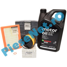 Pachet Revizie LOGAN 3, SANDERO 3, JOGGER 1.0 TCe 2024+, Ulei 0W20 RN17FE + Filtre Renault Originale