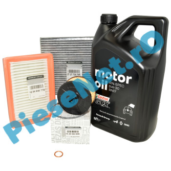 Pachet Revizie Ulei si Filtre LOGAN 3, SANDERO 3, JOGGER, Motor 1.0TCe, Fara GPL C.A. Original Renault Pachet Revizie Ulei si Filtre LOGAN 3, SANDERO 3, JOGGER, Motor 1.0TCe, Fara GPL C.A. Original Renault