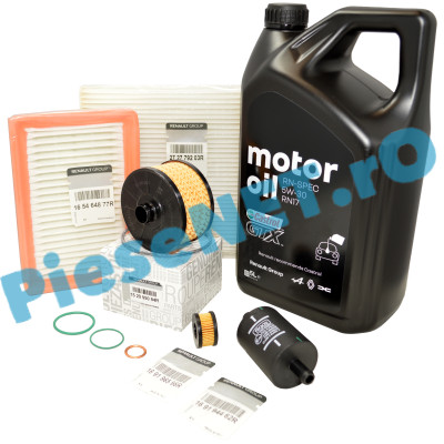 Pachet Revizie Ulei si Filtre LOGAN 3, SANDERO 3, JOGGER, Motor 1.0TCe ECO-G, Cu GPL, Original Renault