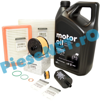 Pachet Revizie Ulei si Filtre LOGAN 3, SANDERO 3, JOGGER, Motor 1.0TCe ECO-G, Cu GPL, Original Renault