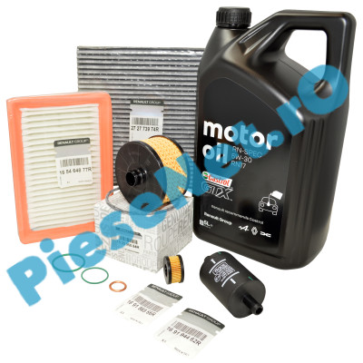 Pachet Revizie Ulei si Filtre LOGAN 3, SANDERO 3, JOGGER, Motor 1.0TCe ECO-G, Cu GPL, C.A. Original Renault