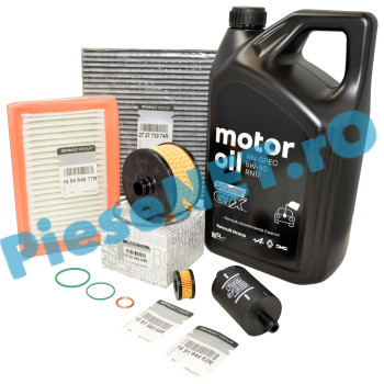 Pachet Revizie Ulei si Filtre LOGAN 3, SANDERO 3, JOGGER, Motor 1.0TCe ECO-G, Cu GPL, C.A. Original Renault