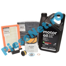 Pachet Revizie Complet DUSTER 3 (2024+) 1.0 TCe ECO G-100, Ulei Renault GTX 0W20 RN17FE 7711943674 + Filtre Originale Renault