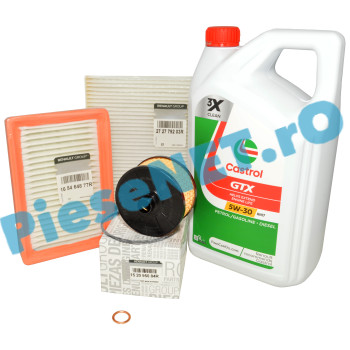Pachet Revizie LOGAN 3, SANDERO 3, JOGGER, Motor 1.0TCe, Fara GPL, CASTROL RN17 15F6E5