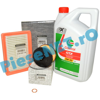 Pachet Revizie LOGAN 3, SANDERO 3, JOGGER, Motor 1.0TCe, Fara GPL C.A. CASTROL RN17 15F6E5
