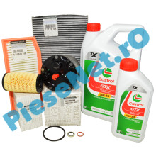 Pachet Revizie Ulei si Filtre Motor 1.5dCi EURO 6+, Cu ADBLUE®, LOGAN 2, DUSTER 2, CASTROL RN17