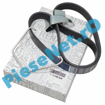 Curea Elastică Accesorii 7PK1025 (Transmisie) Motor 0.9TCe, (2019-2020), LOGAN 2, SANDERO 2, Originala Renault 117209884R